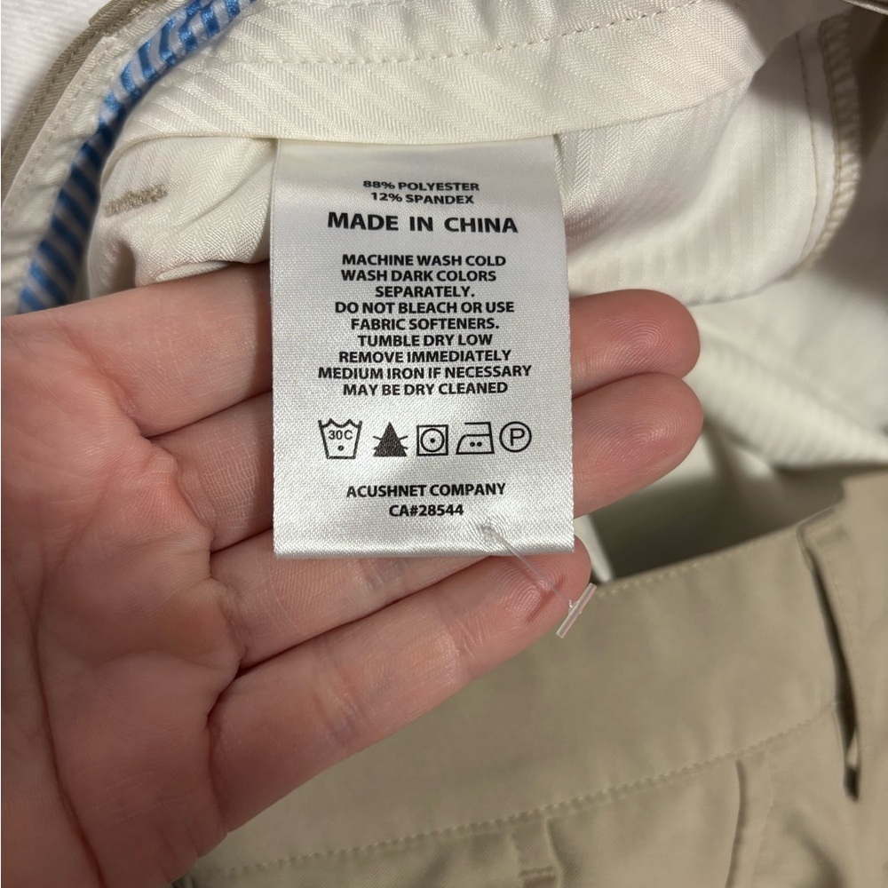 Men's Foot Joy Golf Pants size 34/34 - Picture 3 of 3